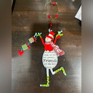 Festive Snowman Ornament